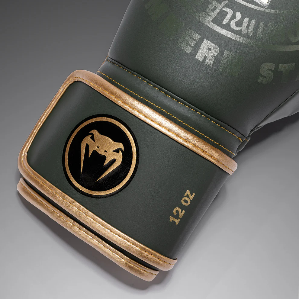 Боксерские перчатки Venum x Rajadamnern Military Green