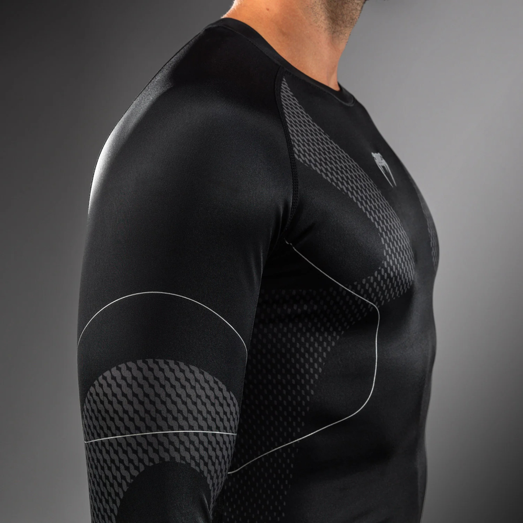 Рашгард с длинным рукавом Venum Nexus - Black/Silver