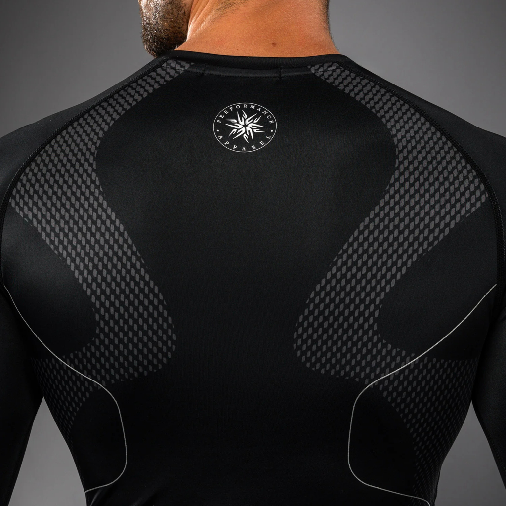 Рашгард с длинным рукавом Venum Nexus - Black/Silver