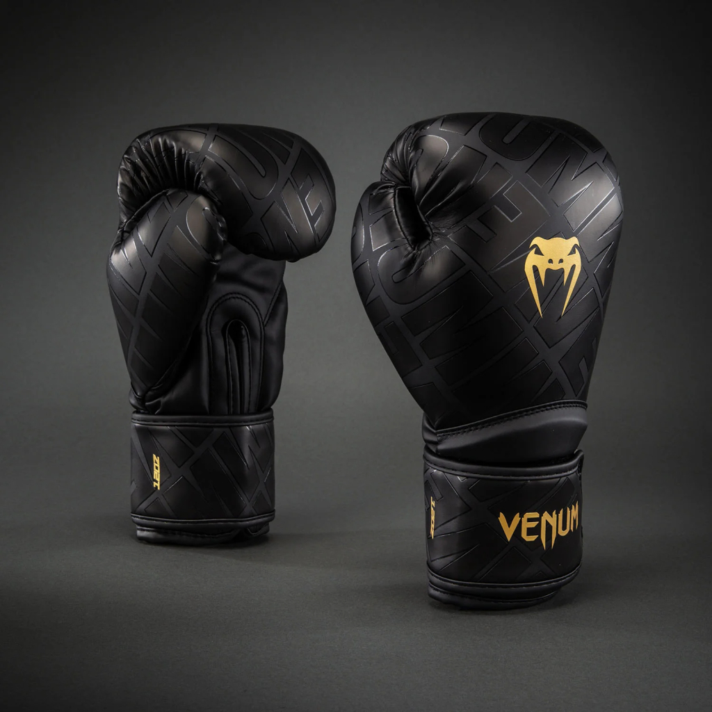 Боксерские перчатки Venum Contender 1.5 XT 3D Black/ Gold