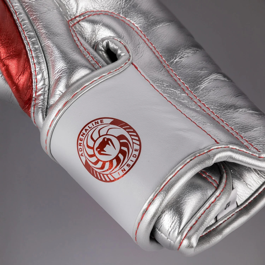 Боксерские перчатки Venum Giant 3.0 Red/Silver - Special Edition