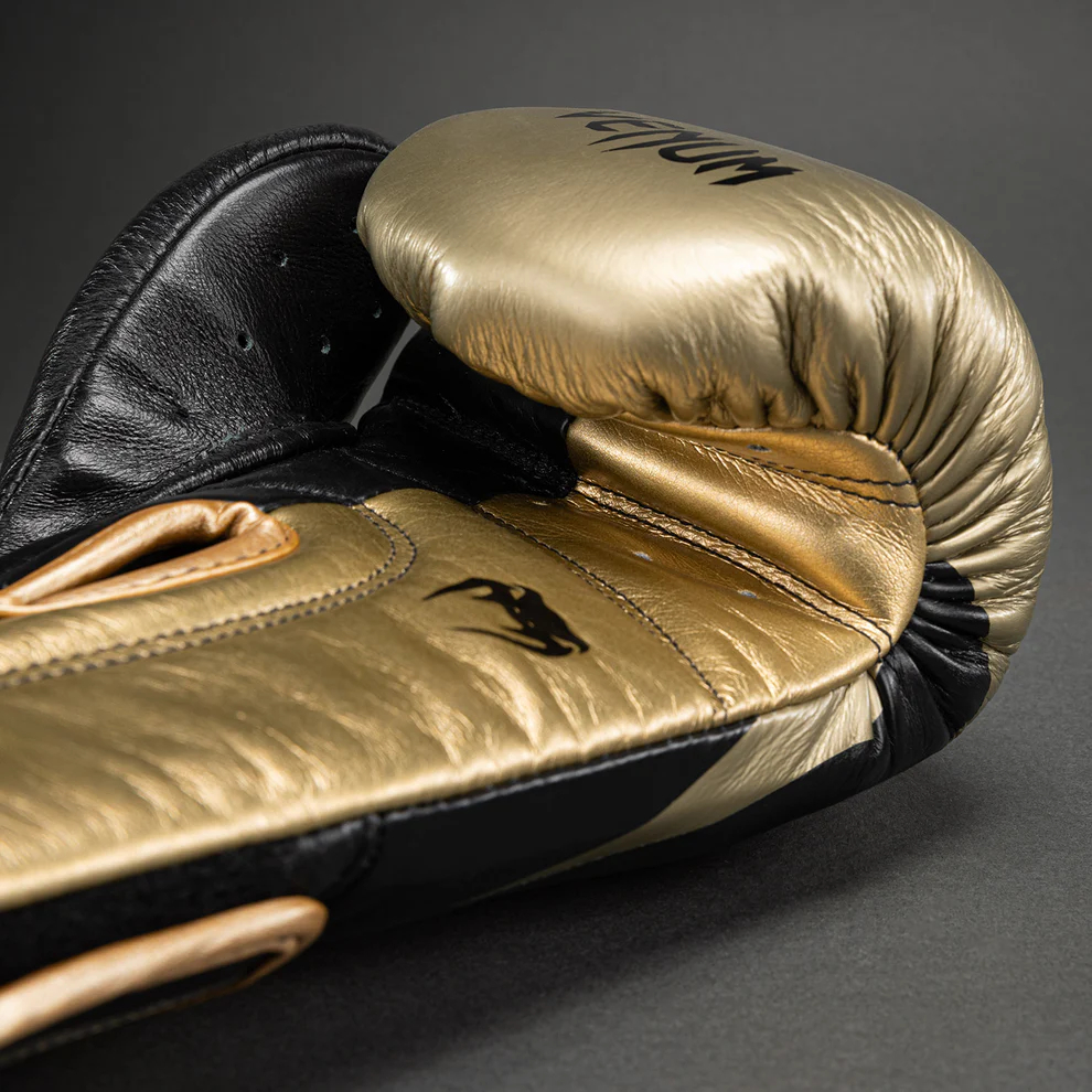 Боксерские перчатки VENUM HAMMER - VELCRO - BLACK/GOLD