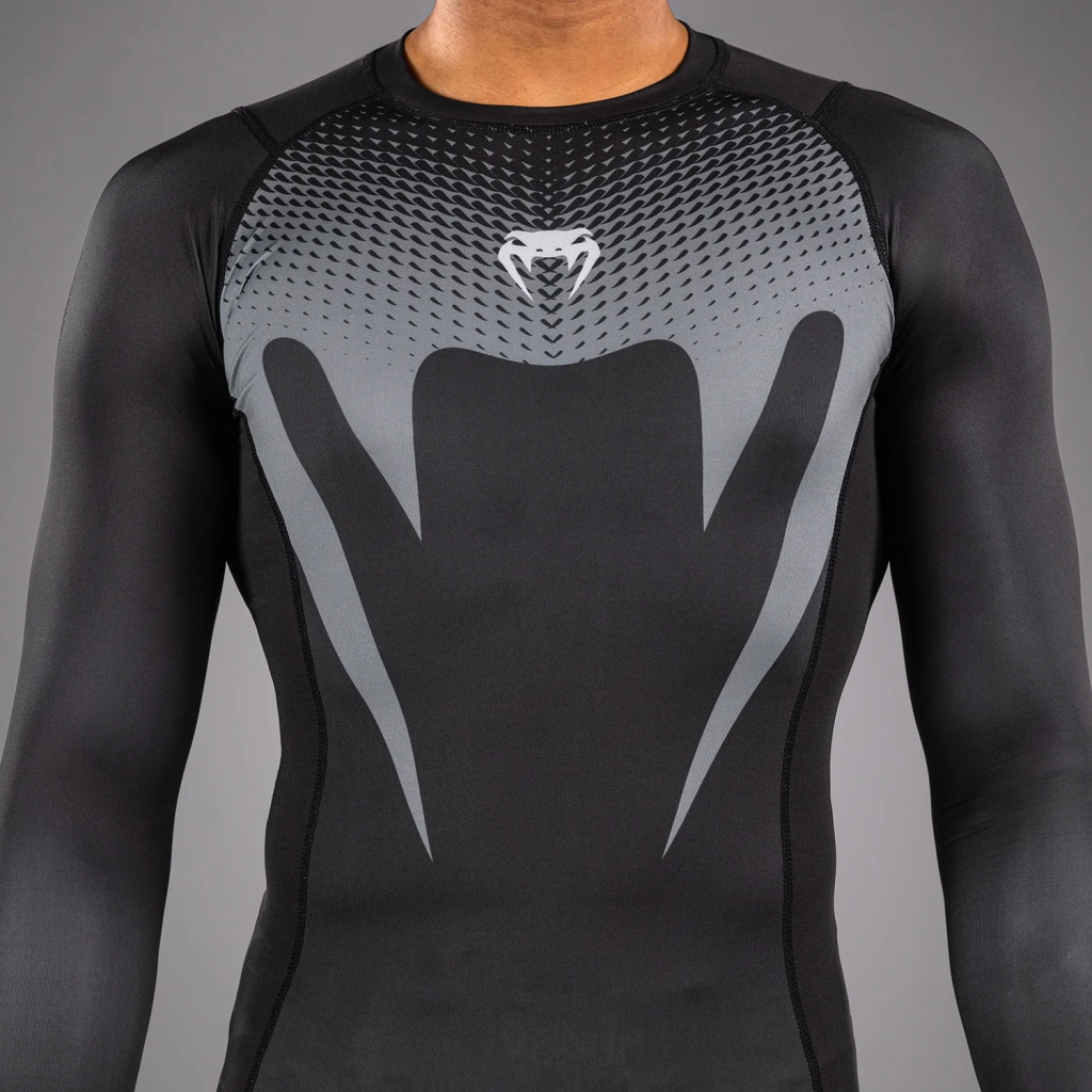Рашгард Venum No Gi - Black/ Silver Grey Рашгард Venum No Gi - Black/ Silver Grey