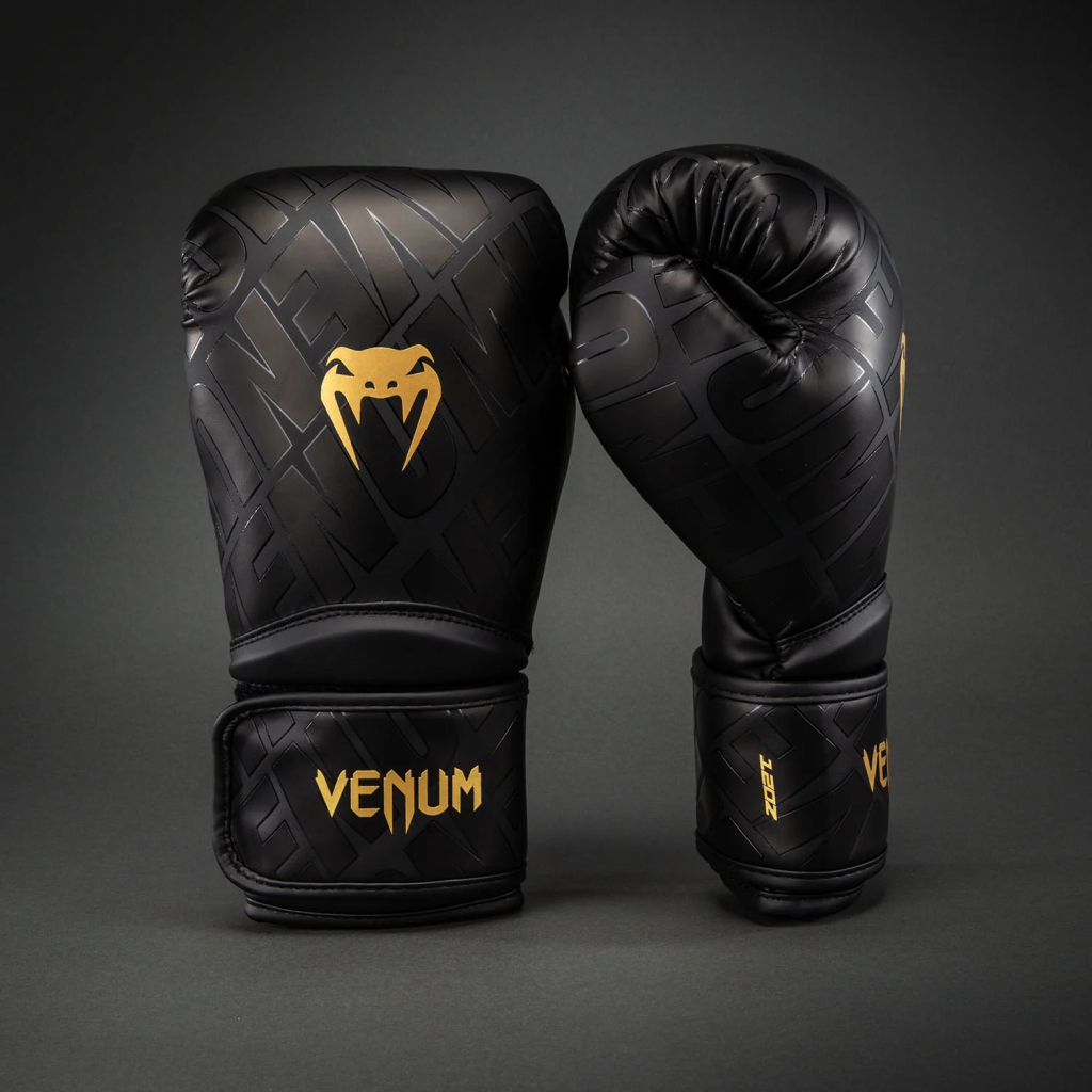 Боксерские перчатки Venum Contender 1.5 XT 3D Black/ Gold