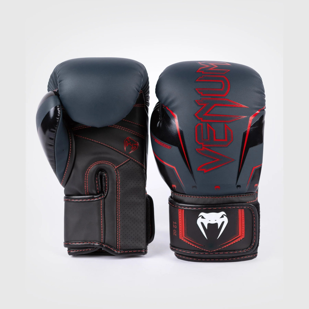 Боксерские перчатки Venum Elite Evo Navy/Black/Red