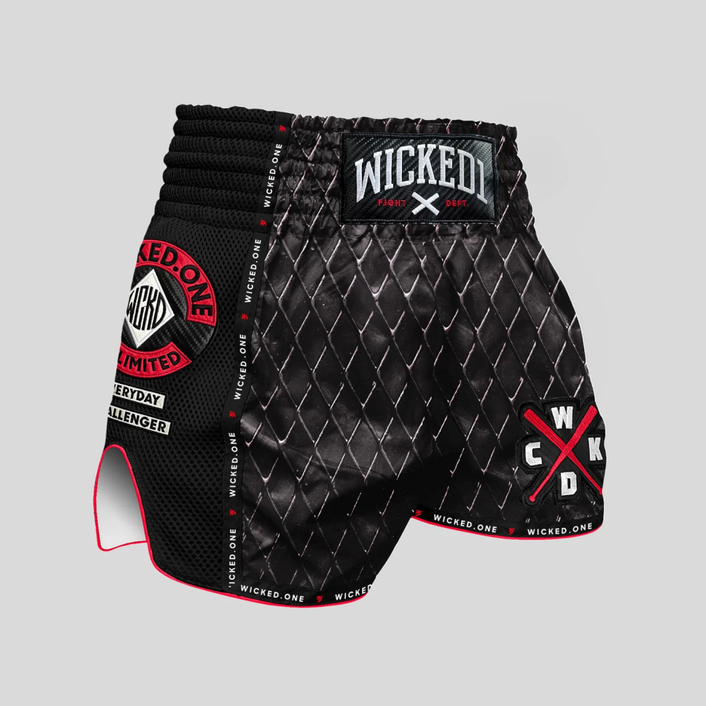 Шорты WICKED1 CAGE, черные Шорты WICKED1 CAGE, черные