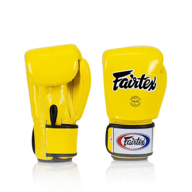 Боксерские перчатки Fairtex BGV1, желтые