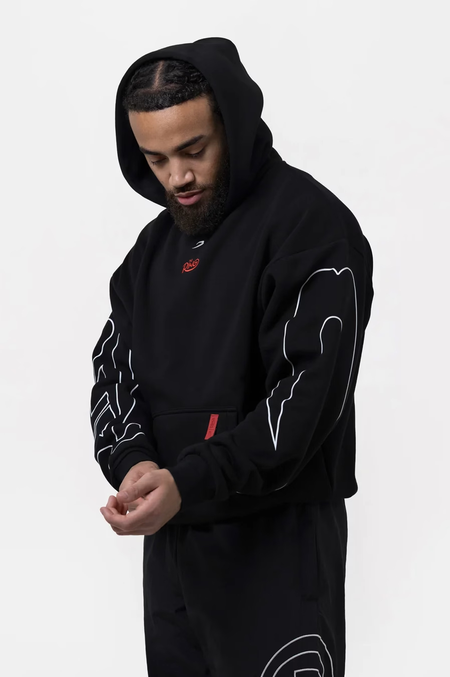 Худи Ring × BOXRAW, черный
