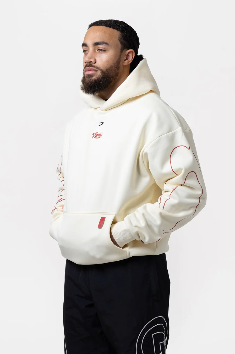 Худи Ring × BOXRAW, бежевый
