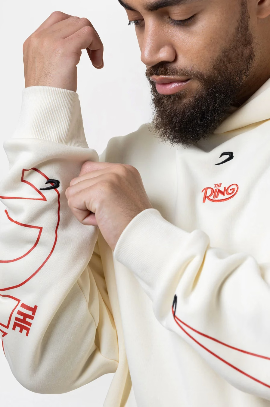 Худи Ring × BOXRAW, бежевый