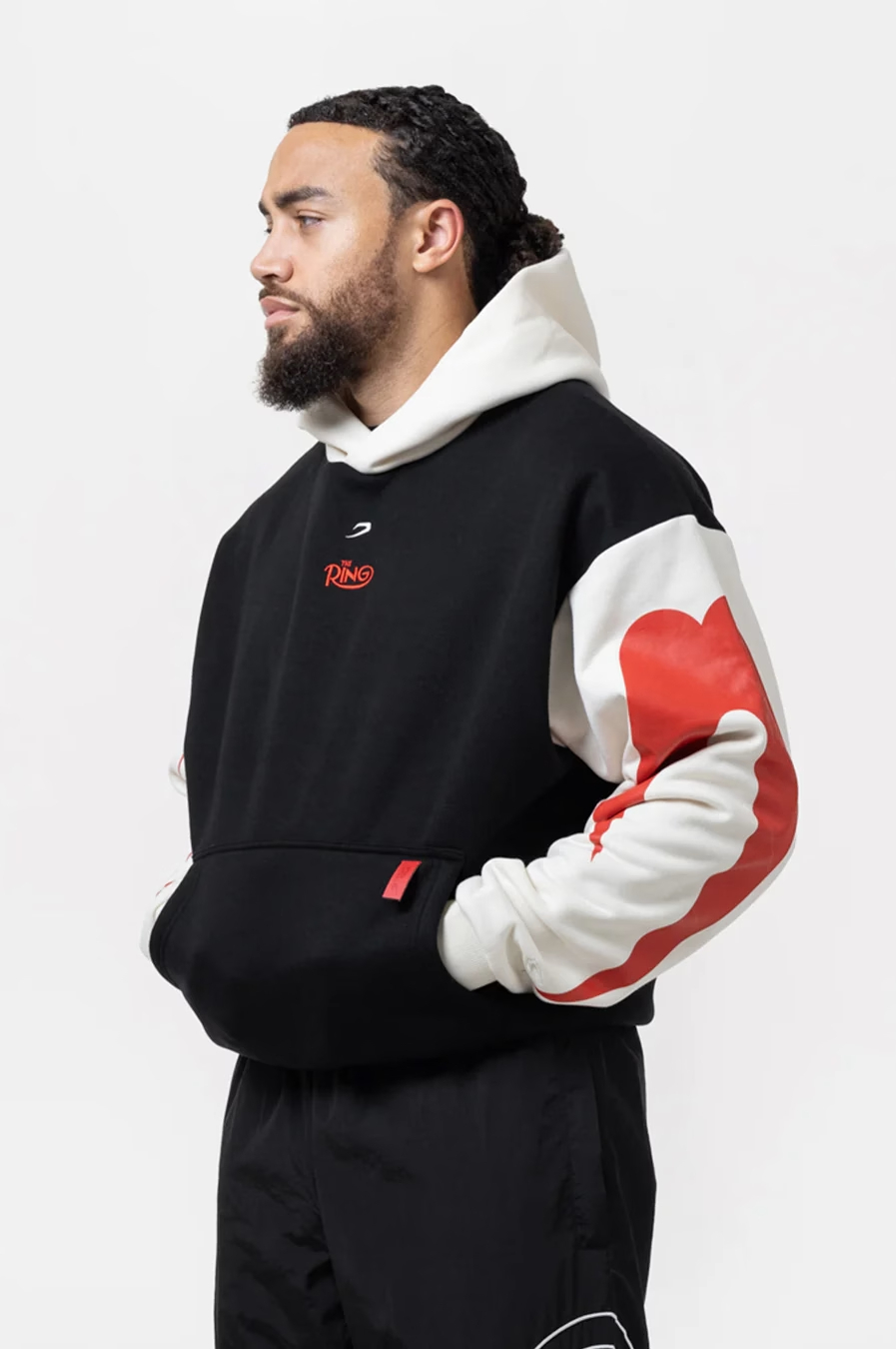 Худи Ring × BOXRAW, черно-бежевый Худи Ring × BOXRAW, черно-бежевый