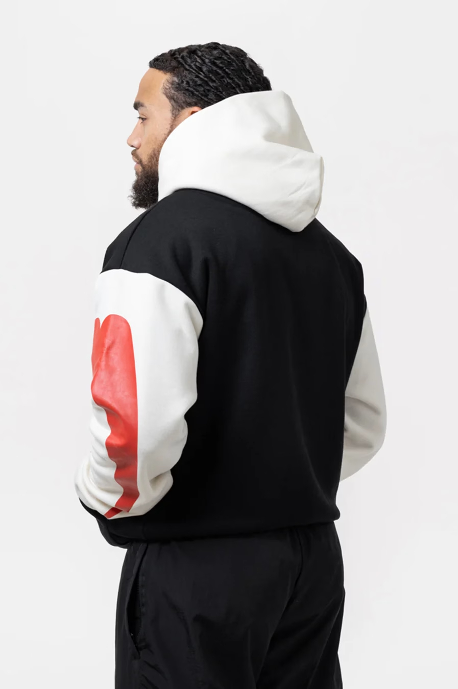 Худи Ring × BOXRAW, черно-бежевый Худи Ring × BOXRAW, черно-бежевый