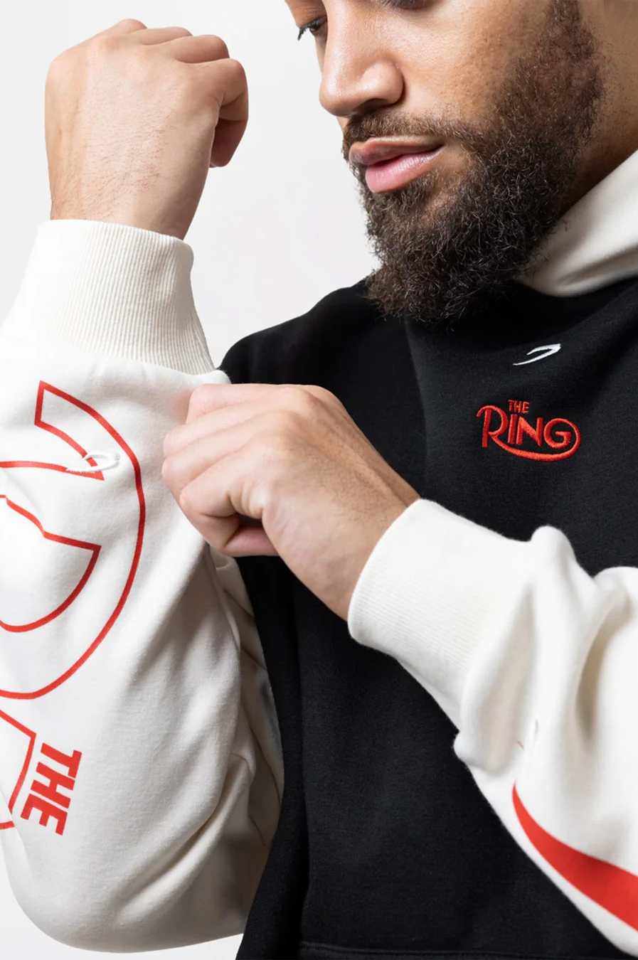 Худи Ring × BOXRAW, черно-бежевый Худи Ring × BOXRAW, черно-бежевый