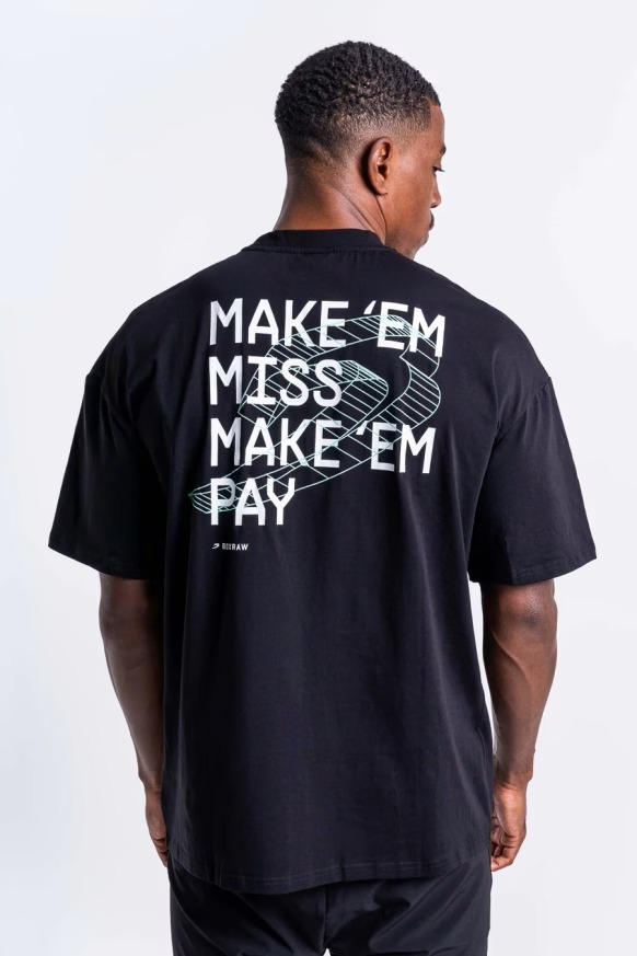 Футболка Boxraw  Oversized Make 'Em Miss