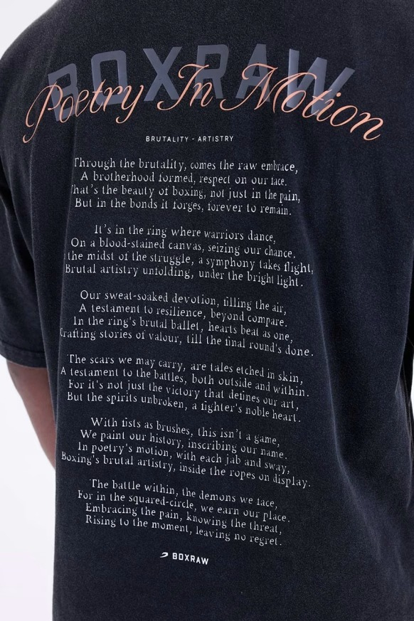 Футболка Boxraw Poetry In Motion Oversized