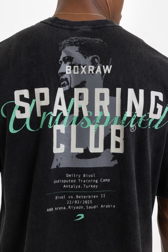 Футболка Boxraw Bivol x Sparring Club Oversized Футболка Boxraw Bivol x Sparring Club Oversized