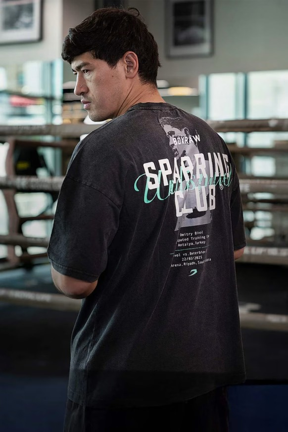 Футболка Boxraw Bivol x Sparring Club Oversized Футболка Boxraw Bivol x Sparring Club Oversized