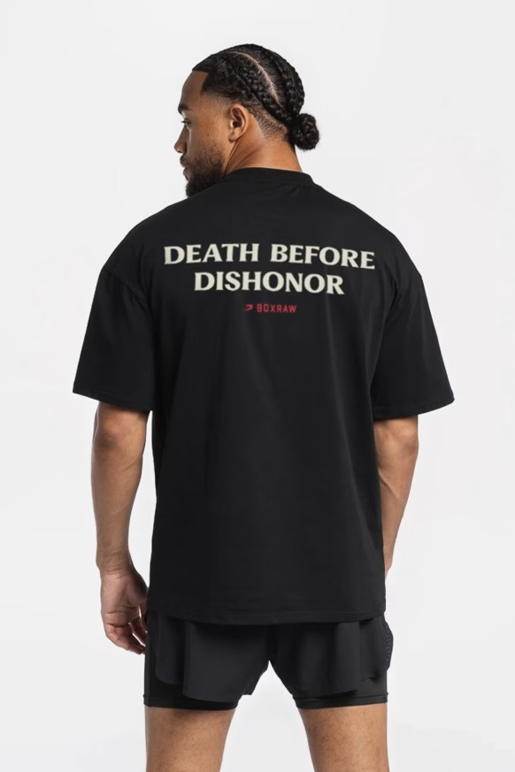 Футболка Boxraw Death Before Dishonor Oversized Футболка Boxraw Death Before Dishonor Oversized