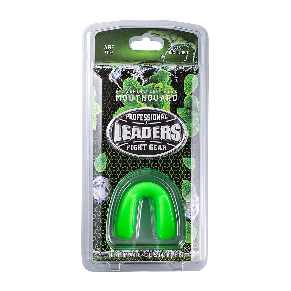 Капа боксерская LEADERS мятная с футляром Капа боксерская LEADERS мятная с футляром