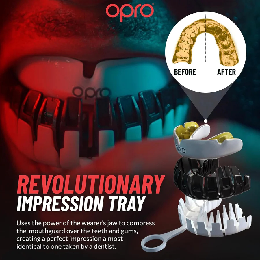 Капа мгновенной индивидуальной посадки Opro Custom-Fit, тёмно-синяя
