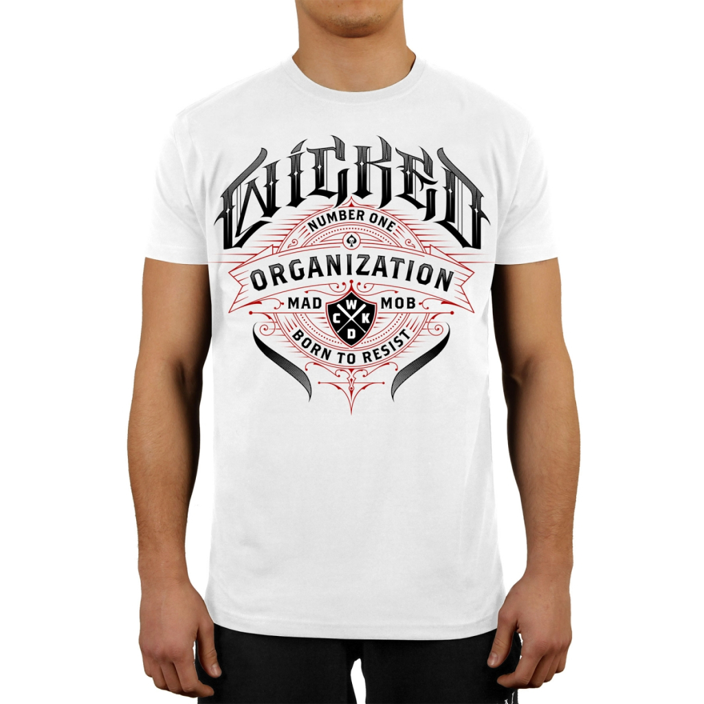 Футболка Wicked One  ORGANIZATION TEE WHITE