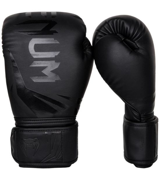 Боксерские перчатки VENUM CHALLENGER 3.0 BOXING GLOVES - BLACK/BLACK