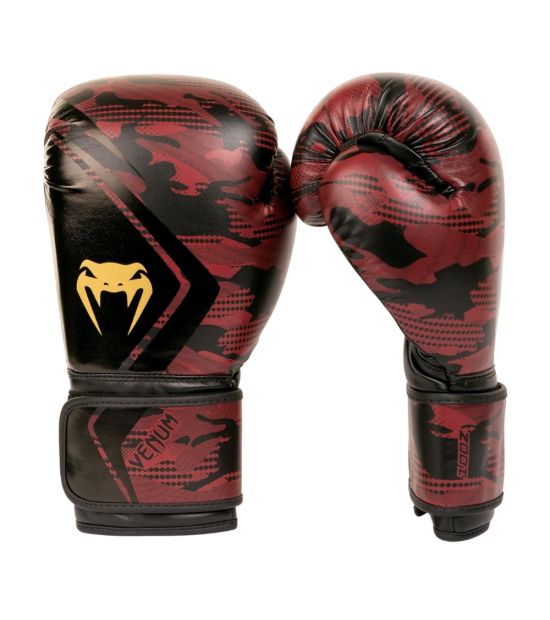 Боксерские перчатки VENUM DEFENDER CONTENDER 2.0 BOXING GLOVES - BLACK/RED