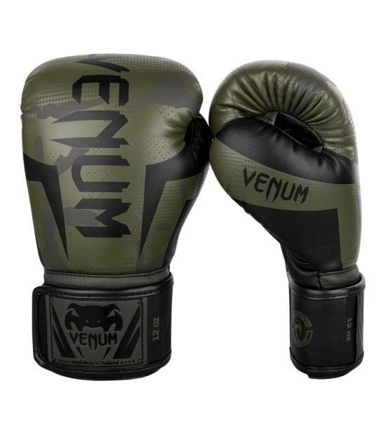 Боксерские перчатки VENUM ELITE BOXING GLOVES - KHAKI CAMO