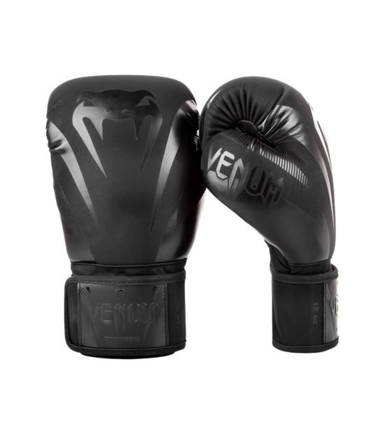 Боксерские перчатки VENUM IMPACT BOXING GLOVES - BLACK/BLACK