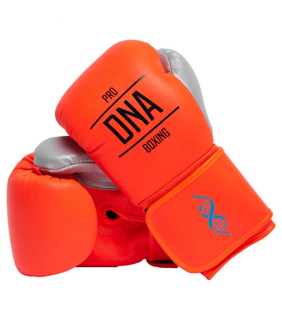 Боксерские перчатки DNA Pro Boxing MTRX Orange/Silver