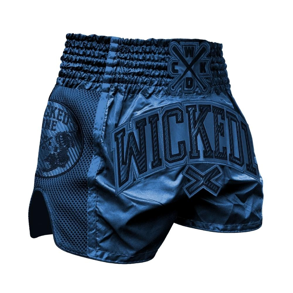 Шорты WICKED1 MUAY-THAI CROSS BLEU