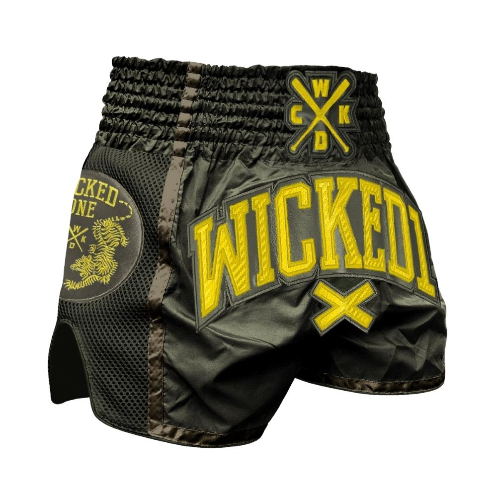 Шорты WICKED1 MUAY-THAI CROSS KAKI