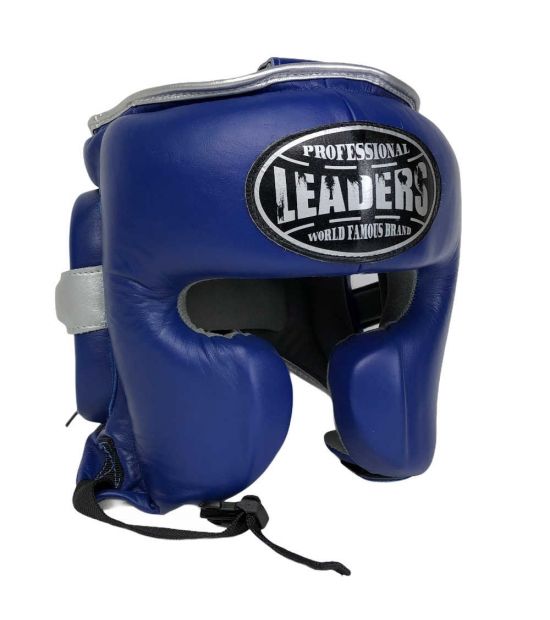 Боксерский шлем LEADERS LS MEX BLUE