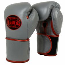 Боксерские перчатки LEADERS LeadSeries Long Velcro Custom GR
