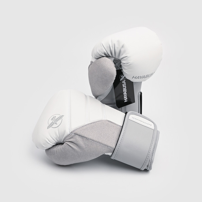 Боксерские перчатки Hayabusa T3 White/Grey Боксерские перчатки Hayabusa T3 White/Grey