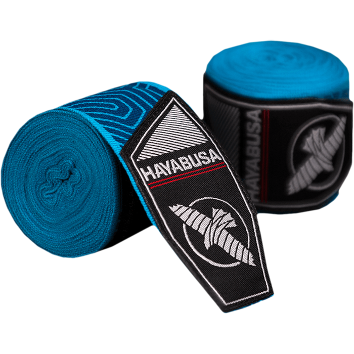 Боксерские бинты Hayabusa Perfect Stretch - Blue Geo Боксерские бинты Hayabusa Perfect Stretch - Blue Geo