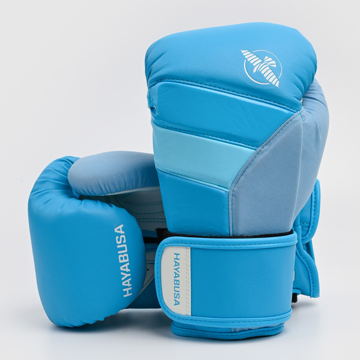 Боксерские перчатки Hayabusa T3 Neon Blue