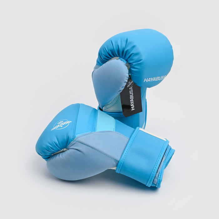 Боксерские перчатки Hayabusa T3 Neon Blue