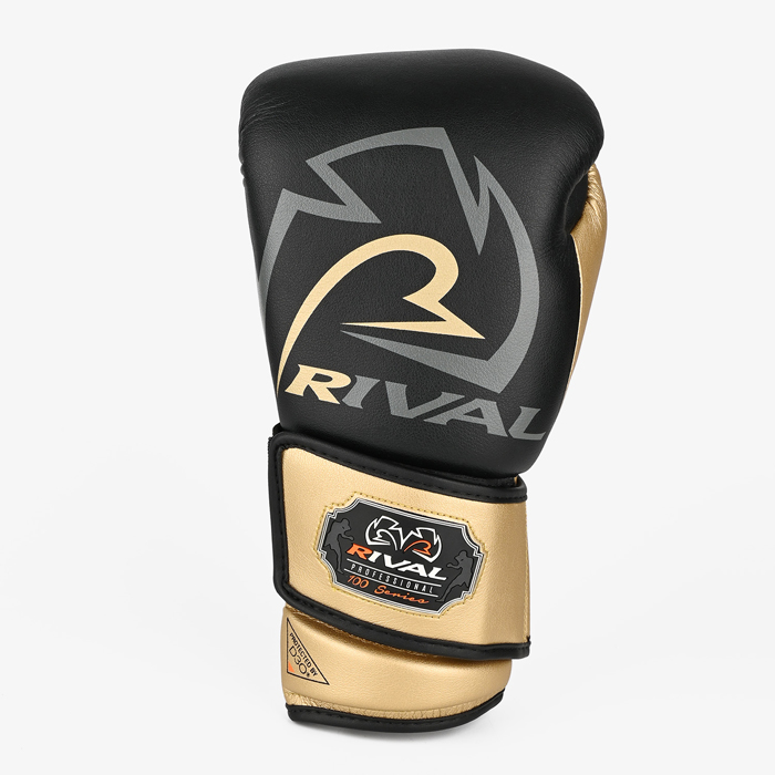 Профессиональные снарядные перчатки Rival RB100 черно-золотой