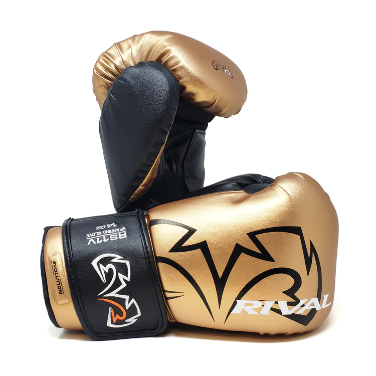 Перчатки RIVAL RS11V EVOLUTION SPARRING GLOVES золотой