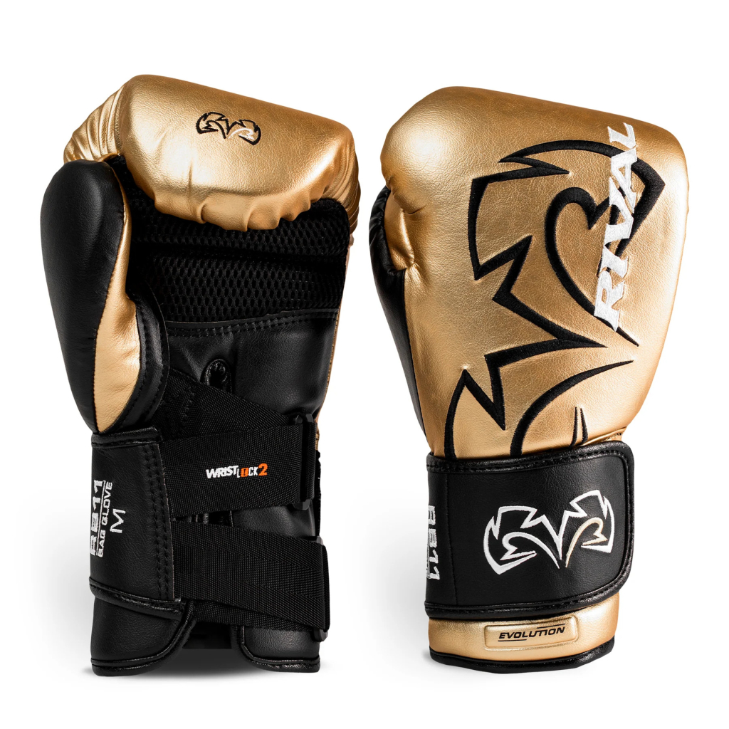 Перчатки RIVAL RB11 EVOLUTION BAG GLOVES золотой
