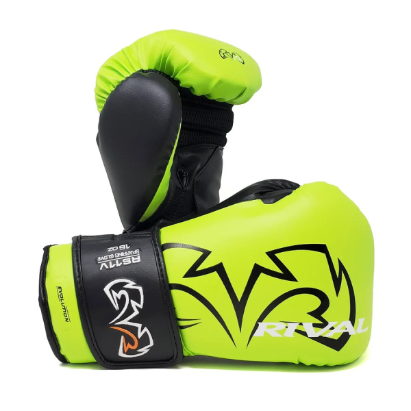Перчатки RIVAL RS11V EVOLUTION SPARRING GLOVES салатовый Перчатки RIVAL RS11V EVOLUTION SPARRING GLOVES салатовый