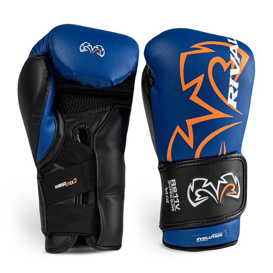 Перчатки RIVAL RS11V EVOLUTION SPARRING GLOVES синий