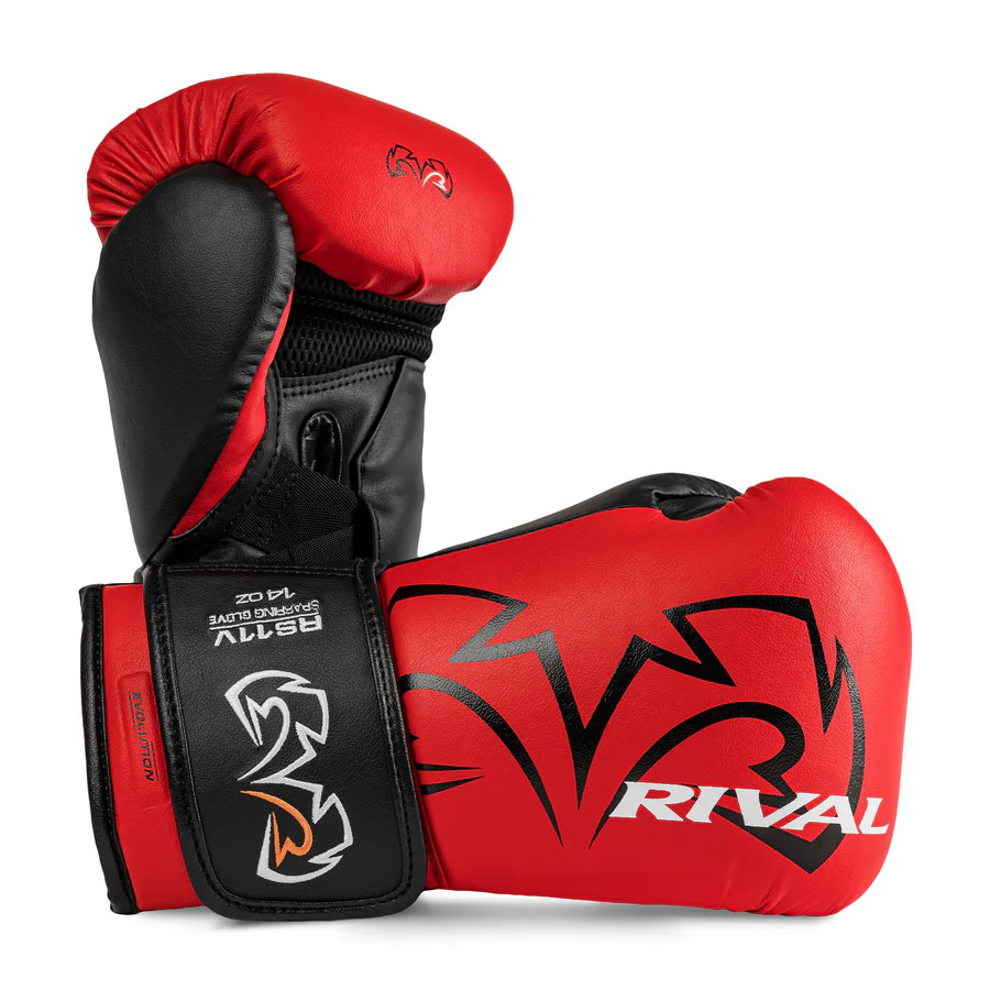 Перчатки RIVAL RS11V EVOLUTION SPARRING GLOVES красный