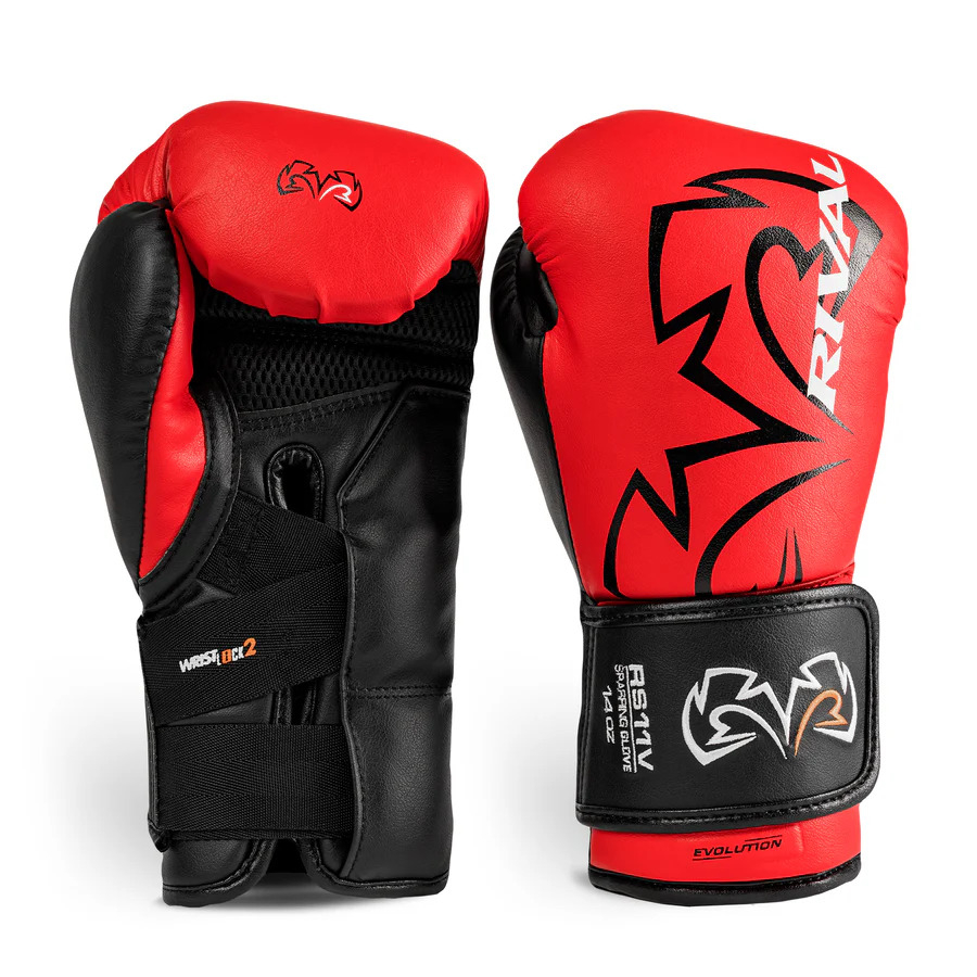 Перчатки RIVAL RS11V EVOLUTION SPARRING GLOVES красный