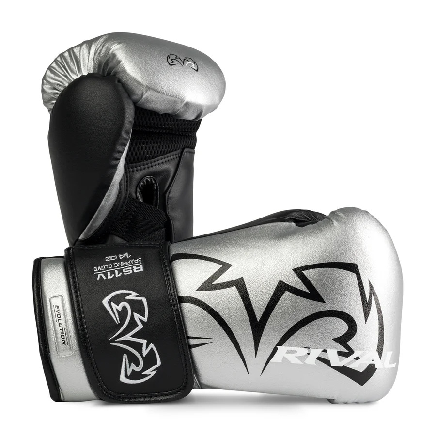 Перчатки RIVAL RS11V EVOLUTION SPARRING GLOVES серебряный