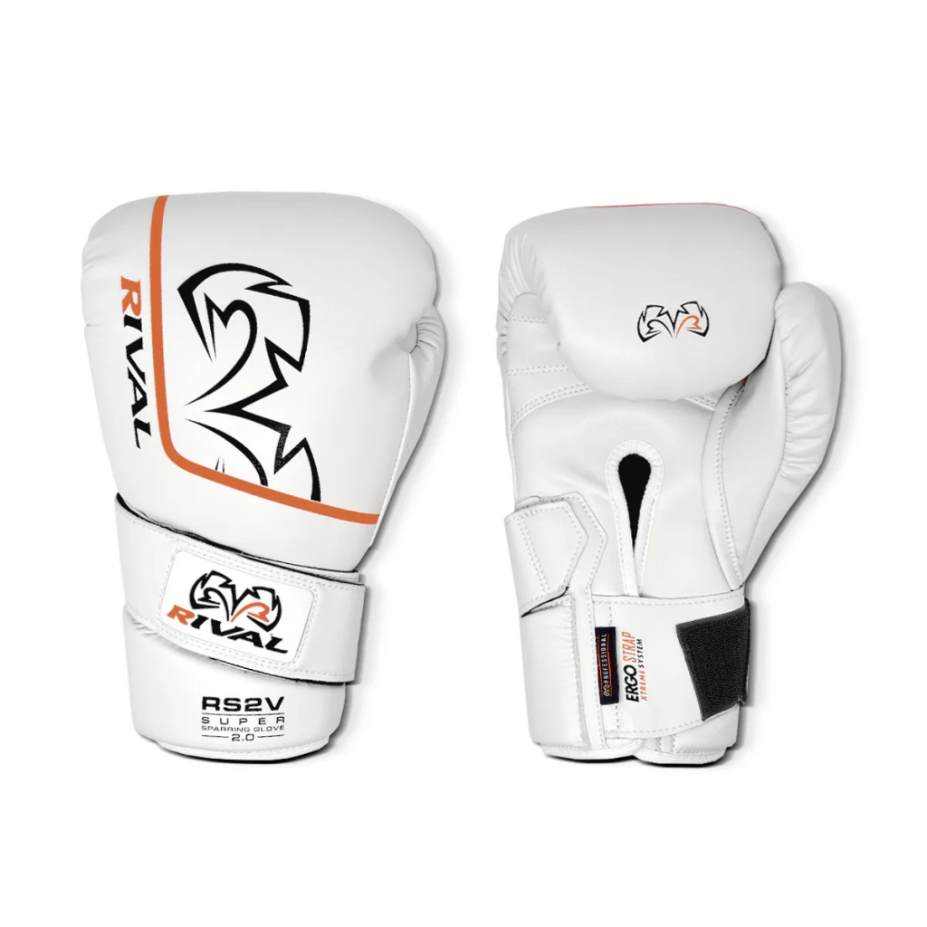 Перчатки для спарринга Rival RS2V белый