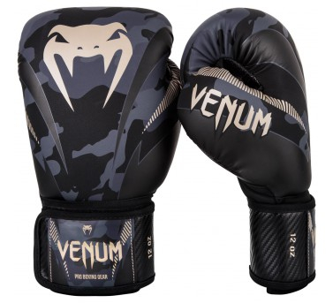 Боксерские перчатки VENUM IMPACT BOXING GLOVES - DARK CAMO/SAND