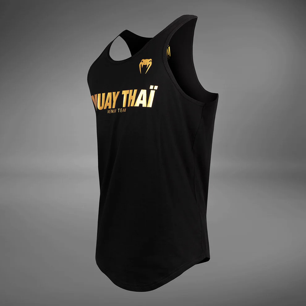Майка Venum VT Muay Thai Tank Top - Black/Gold