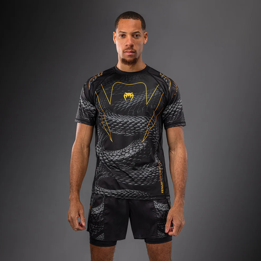 Футболка Venum Matupa - Black/Grey/Gold